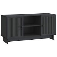 vidaXL TV-skåp 102 x 34,5 x 50 cm Svart Konstruerat trä
