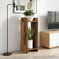 vidaXL Växtställ 2 pcs Gammalt trä 30 x 30 x 80 cm Konstruerat trä