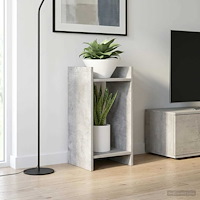 vidaXL Växtställ 2 pcs BetongGrå 30 x 30 x 60 cm Konstruerat trä