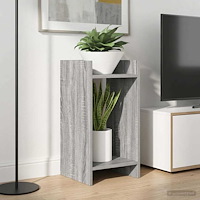 vidaXL Växtställ 2 pcs Grå Sonoma 30 x 30 x 60 cm Konstruerat trä