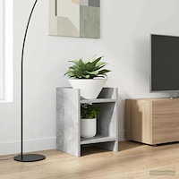 vidaXL Växtställ med hylla BetongGrå 30 x 30 x 40 cm Konstruerat trä