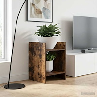 vidaXL Växtställ 2 pcs Rökt Ek 30 x 30 x 40 cm Konstruerat trä