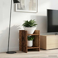 vidaXL Växtställ 2 pcs Gammalt trä 30 x 30 x 40 cm Konstruerat trä