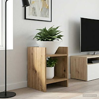 vidaXL Växtställ 2 pcs Artisan Ek 30 x 30 x 40 cm Konstruerat trä