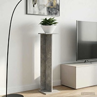 vidaXL Växtställ 2 pcs BetongGrå 25 x 25,5 x 100,5 cm Konstruerat trä