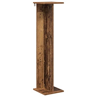 vidaXL Växtställ Gammalt trä 25 x 25,5 x 100,5 cm Konstruerat trä