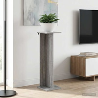 vidaXL Växtställ 2 pcs Grå Sonoma 25 x 25,5 x 80,5 cm Konstruerat trä