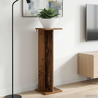 vidaXL Växtställ Gammalt trä 25 x 25,5 x 80,5 cm Konstruerat trä