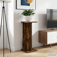 vidaXL Växtställ Rökt Ek 25 x 25,5 x 60,5 cm Konstruerat trä