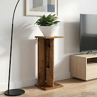 vidaXL Växtställ 2 pcs Gammalt trä 25 x 25,5 x 60,5 cm Konstruerat trä