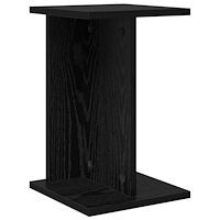 vidaXL Växtställ Svart Ek 25 x 25,5 x 40,5 cm Konstruerat trä