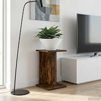 vidaXL Växtställ 2 pcs Rökt Ek 25 x 25,5 x 40,5 cm Konstruerat trä