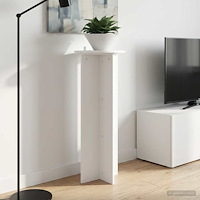 vidaXL Växtställ 2 pcs Vit Ø40 x 100 cm Konstruerat trä