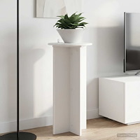 vidaXL Växtställ 2 pcs Vit Ø40 x 80 cm Konstruerat trä