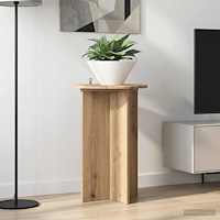 vidaXL Växtställ 2 pcs Artisan-ek Ø40 x 60 cm Konstruerat trä