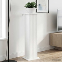 vidaXL Växtställ 2 pcs Vit 30,5 x 30 x 100,5 cm Konstruerat trä