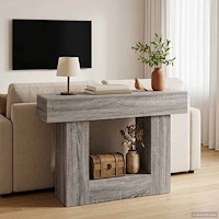 vidaXL Grå Sonoma 101 x 30 x 74 cm