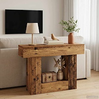 vidaXL Gammalt trä 101 x 30 x 74 cm