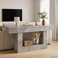 vidaXL BetongGrå 160 x 30 x 74 cm