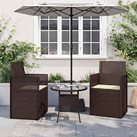 vidaXL Sittkuddar 2 pcs Kräm 47 x 36 x 2 cm Polyester