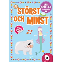 Legind Störst och minst : Pysselbok med klistermärken