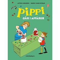 Astrid Lindgren Pippi går i affärer (inbunden)
