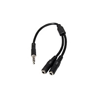 StarTech.com StarTech.com Slim stereosplitterkabel