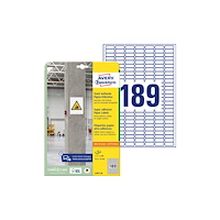 AVERY Avery L7871-20, Vit, Rektangel, Permanent, DIN A4, papper, L...