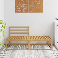 vidaXL 2 Stycke Utomhuspall Polyester Vit