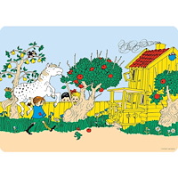 Hjelm förlag Pippi Villekulla underlägg