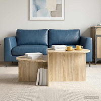 vidaXL Kaffeebord Sonoma-ek 100 x 50 x 40 cm Konstruerat trä