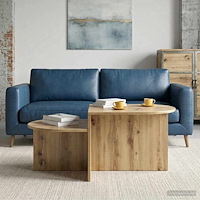 vidaXL Kaffeebord Artisan-ek 100 x 50 x 40 cm Konstruerat trä