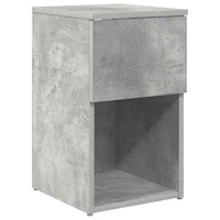 vidaXL Sängskåp Betonggrå 29 x 31,5 x 49 cm Konstruerat trä