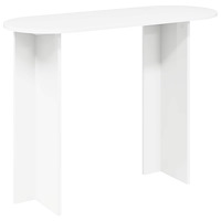vidaXL Konsolbord med lagring Vit 100 x 39,5 x 75 cm Konstruerat trä