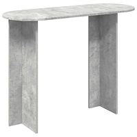 vidaXL Konsolbord Betonggrå 100 x 39,5 x 75 cm Konstruerat trä