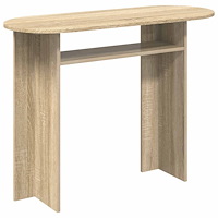 vidaXL Konsolbord Sonoma-ek 100 x 39,5 x 75 cm Konstruerat trä