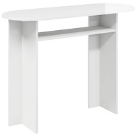 vidaXL Konsolbord Vit högglans 100 x 39,5 x 75 cm Konstruerat trä