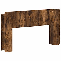 vidaXL Sänggavelsskåp med lagring Rökt ek Konstruerat trä