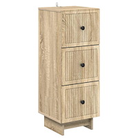 vidaXL Lådans skåp Sonoma-ek 33 x 34,5 x 90 cm Konstruerat trä