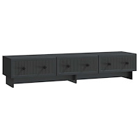 vidaXL TV-skåp med låda Svart 147 x 34,5 x 30 cm Konstruerat trä