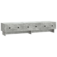 vidaXL TV-skåp med låda Betonggrå 147 x 34,5 x 30 cm Konstruerat trä