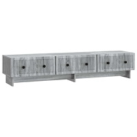 vidaXL TV-skåp Grå sonoma-ek 147 x 34,5 x 30 cm Konstruerat trä