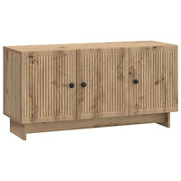 vidaXL TV-skåp Artisan-ek 99 x 34,5 x 50 cm Konstruerat trä