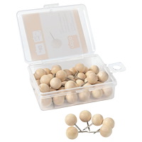 NOBO Nobo kortpinnar i trä för anslagstavla