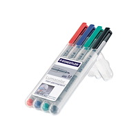 STAEDTLER Universalmarker Staedtler Lumocolor 315, medium, box med 4 s...