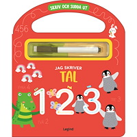 Legind A/S Jag skriver tal : skriv och sudda ut (bok, board book)