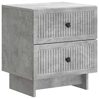 vidaXL Nattduksbord Betonggrå 43 x 34,5 x 47,5 cm Konstruerat trä