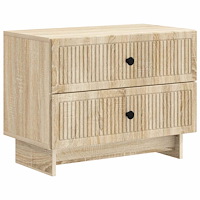 vidaXL Nattduksbord Sonoma-ek 62 x 34,5 x 47,5 cm Konstruerat trä