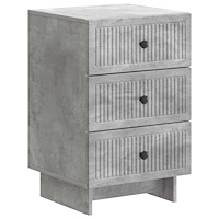 vidaXL Nattduksbord Betonggrå 43 x 41 x 66,5 cm Konstruerat trä