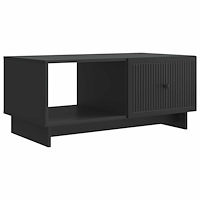 vidaXL Kaffeebord Svart 90 x 50 x 40 cm Konstruerat trä